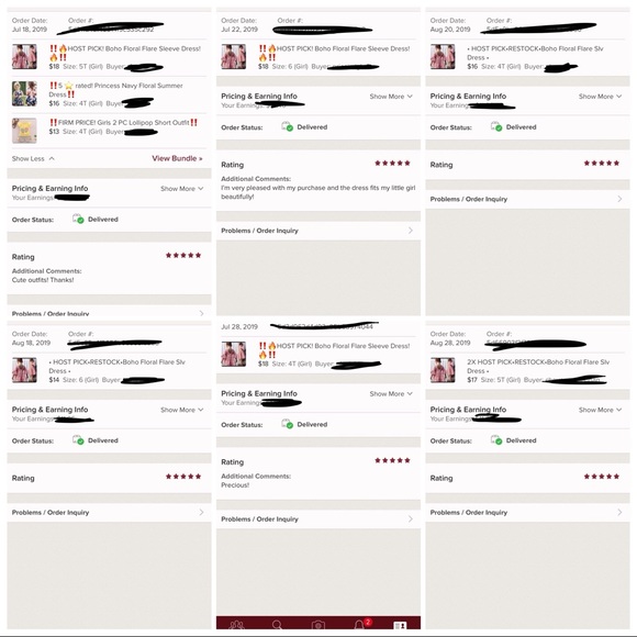 •REBOOTED!•2X HP•Boho Minimalist Flare Slv Dress• - Picture 8 of 8